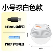 아베이카 태양열 USB 충전식 LED 다기능 야외 휴대용 캠핑 랜턴 비상 조명 무드등, 작은 흰색 [마이크로 USB 충전]