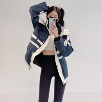 로라벨 렌느 오리털 미디 숏 롱 점퍼 패딩 자켓 여성 덕다운