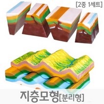지층모형(분리형) 2종 1세트R-만들기키트
