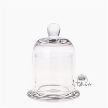 올댓허브 190ml 돔 유리용기 캔들 용기, 1개