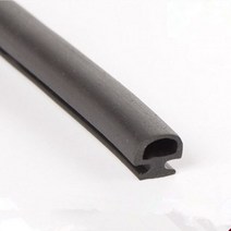 냉장고 고무패킹 알루미늄 도어 윈도우 EPDM 실링 스트립 슬라이딩 스크린 새시 씰 개스킷 5mm x 7mm 8mm 6mm 10m 검정색, Black_5mm | 10m