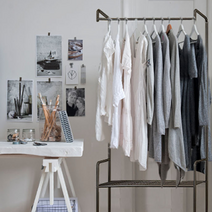 신혼집행거 긴옷 멀티 튼튼한 철제 선반 행거, 베이직 행거 블랙