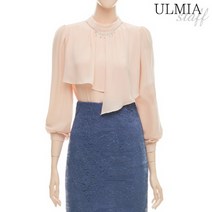 [율미아스탭] 네크리스러플블라우스_SJF1BL5120