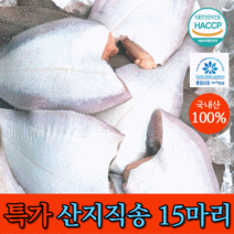 국내산 무염 반건조 손질 참가자미, [특가]220g 5팩(1.1kg) 15마리