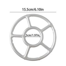 가스렌지손잡이 가스레인지 노브 점화 심머 링 안전 스토브 상단 감속기 휴대용 가스 내구성 캠핑 지원, 한개옵션1, 01 Silver