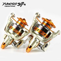 스피닝 에깅 릴 돌돔 한치 낚시대 Yumoshi 판매 ef 1000-9000 낚시 12bb 5.5: 1 금속 스풀 낚시 접이식 핸들 유럽호환, 12, 9000 시리즈