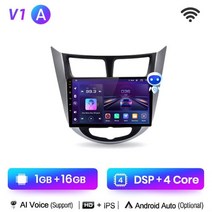 안드로이드올인원 안드로이드오토 junsun v1pro ai voice 2 din for, 와이파이(1GB 16GB) a2
