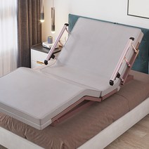 병상침대 장애인 가정용 환자용 모션 리클라이너 전동, 스펀지 그레이 리모콘  등 다리 리프팅
