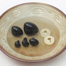 [대량구매]민자삼각코(인형코)(100개), 32mm