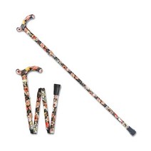 클래식케인즈 NG접이식꽃무늬지팡이 노인지팡이, 1개