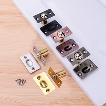 도어 캐치 비즈 철물 고정 부속 경첩 히든 볼 빠찌링, 실버