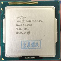 인텔 코어 i5 3450 프로세서 LGA1155 PC 컴퓨터 데스크탑 쿼드 CPU, 한개옵션0