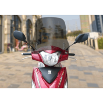 Haojue VF100 VF125 스쿠터 앞 유리 30/40/45/50cm, 투명 35cm 높이 5MM 두께