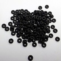 (Pack of 100) VITON #003 Buna-N O-Ring 75A Durometer Black 1/16” ID 3/16” OD 1/16” Width, 1