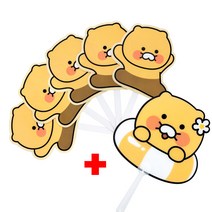 춘식이부채 접이식부채, [SET]춘식이접이식부채+춘식이부채NEW, 1개