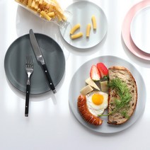 코지테이블 위즈라인 무광 플랫접시 2호, 민트