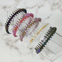 [아니 헤어밴드] 운동 세안 공부 안아픈 안흘러내리는 남자 여자 얇은 플라스틱 물놀이 산후조리 잔머리 빗살 기능성 헤어밴드 국내제작 가벼운 머리띠 단체주문