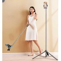 모션감지짐벌 팔로우캠 휴대용 라이브 방송 삼각대, 1.6미터 (클래식 필 라이트 모델) 블루투스 리모콘