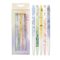 모나미 153 아로마 유성볼펜 0.5mm 5입 세트, 3개