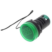 22mm AC 50-380V 온도계 지표 자동차 주택 사무실 워크샵, 녹색