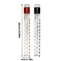 자동차 페인트 스케일 바니시 경화제 얇은 재료 비율 눈금자 부식 방지 휴대용 두꺼운, 02 large