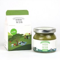 이제주몰 하양한 수제밀크잼 녹차랑(110g)x2개, 2개, 110g