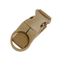 MOLLE 교수형 스트랩 웨빙 버클 클립 키 ​​물병 후크 벨트 도구 야외 여행, 14.5x2.5 cm, 나일론 웨빙 금속 후크, 탄