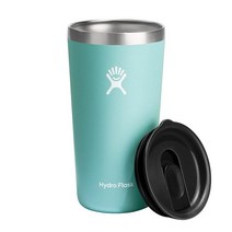 HydroFlask 올 어라운드 텀블러 루파인 20온스 486410, 28 Oz Black Lid_Dew, Dew_28 Oz Black Lid