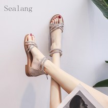 [Sealang]여성 여름 플랫 샌들 패션 샌들 캐주얼 sw2Zhuo