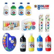 종이나라 프리모 핑거페인트 물감 하양, 750ml, 1색