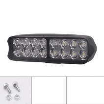 전동킥보드 튜닝 부품 개조 용품 스쿠터 12v-80v 전자 프론트 라이트 오토바이 led 헤드 라이트 슈퍼 밝은 세발 램프 81216 led 사이클링, 16 주도