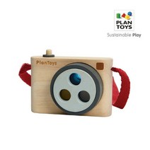 플랜토이즈 원목장난감 역할놀이 컬러렌즈 카메라 5450, 단품