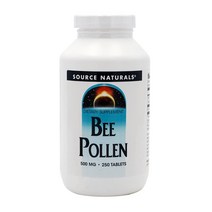 소스내추럴스 비 폴렌 500 mg 250 타블렛, 3병, 250정