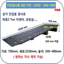 차량진입판 700-220-50 (앙카볼트 포함) 휠체어경사로 대차경사로 운반수레 진입판 차량진입판 경사판 경사로 턱진입판 경계석턱 진입로턱 계단턱 건축현장