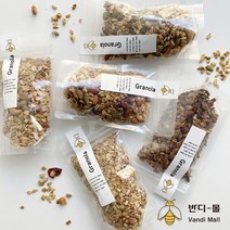 반디 수제 그래놀라 무설탕 귀리 시리얼 견과류 200g, 초코달달, 본상품선택