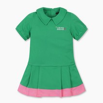 베네통 키즈 피케 카라 원피스 QAOP21331GN