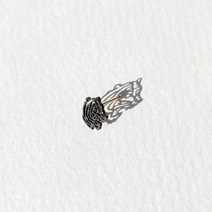 [남여공용] 14K 피어싱 백두산 흑 호랑이 (1개)_HNPK4202 Gold Piercing Gift