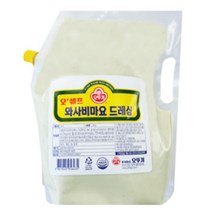 오뚜기 대용량 소스 모음 (돈까스소스 불고기버거소스 떡볶이소스 데리야끼소스 1000아일랜드드레싱 와사비마요 스파게티소스 볼로네제 두반장 굴소스 겨자냉채소스, 1개