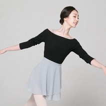 그랑바뜨망 발레복 쉬폰 미니스커트, FREE 블루그레이