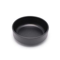 식당용 업소용 매장용 밥집용 기사식당용 한식당 일식집 멜라민 검정 반찬그릇 앞접시 원형찬기, 1호