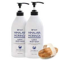 포고니아 히말라야 모링가 네이티브 바디 워시 바디클렌저 1000ml +바디브러쉬, 1개