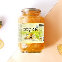 벌크형 꿀 유자차 2kg 유자 과일 청, 1병