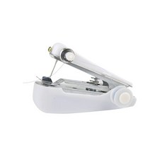 가정용미싱기 미니재봉틀 재봉기 수동 재봉틀 포켓 미니 크리에이티브 휴대용, 01 WHITE