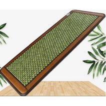 마사지샵 옥장판 얼굴구멍 전기 찜질 게르마늄 옥매트, 옐로우 옥 70x190cm (호흡구멍)