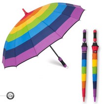 도브 60 14K 가로무지개 7색 우산
