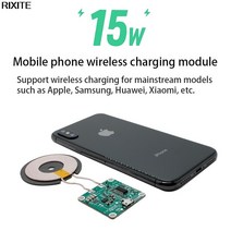 주행 충전기 점프 스타트 배터리 스타터 캠핑카 시거잭 밧데리 고전력 고속 충전 무선 송신기 모듈 자동차 전화 에 대한 보편적인 코일 제나라, 없음