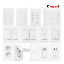 르그랑 아펠라 화이트 스위치 콘센트 통신 모음 1구 2구 3구 4구 5구 6구, 6. 스위치 6구