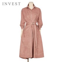 [인베스트] 내추럴코듀로이핀턱원피스_VI2W1OP3290