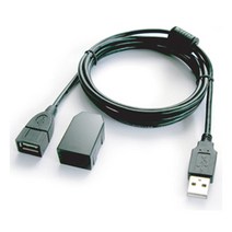 랜스타 LS-USBLOCK-3M Lock AM-AF 연장 USB 케이블 (USB2.0 3M 블랙), 1개