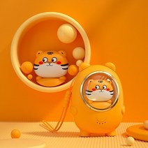 USB온풍기 휴대용 차량용 캠핑용 미니 전기 히터 kawaii 손 따뜻하게 usb 충전 히터 홈 데스크탑 겨울 따뜻한 공기 송풍기 포켓 워머, 호랑이